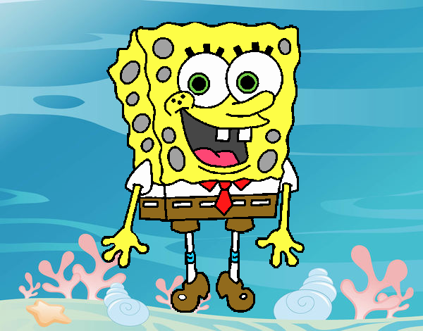 Bob Esponja alegre