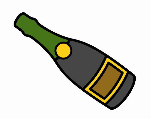 Botella de champagne