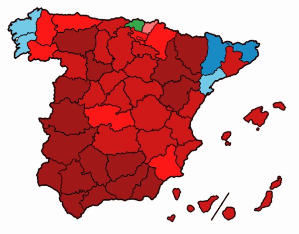 Las provincias de España