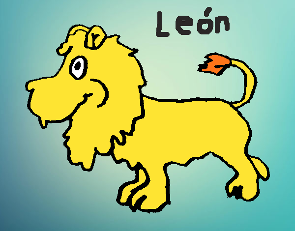 León de perfil