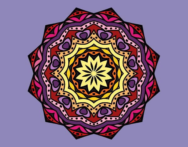 Mandala con estratos