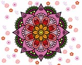 Mandala flor de primavera