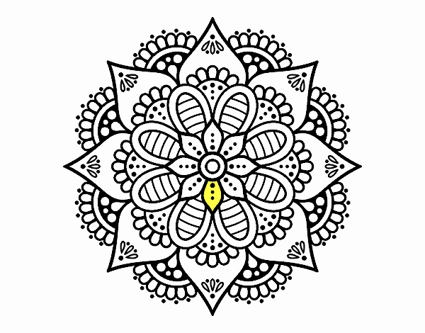 Mandala flor de primavera