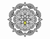 Mandala flor de primavera