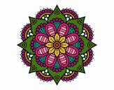 Mandala flor de primavera