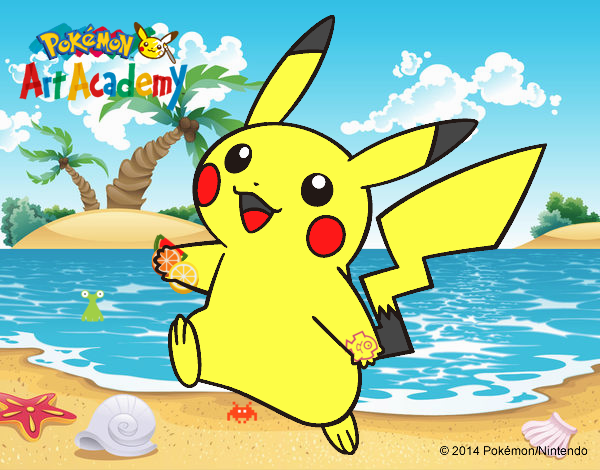 Pikachu en Pokémon Art Academy