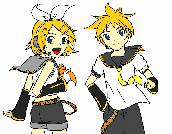 Rin y Len Kagamine Vocaloid