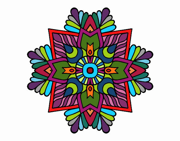 Un mandala mosaico