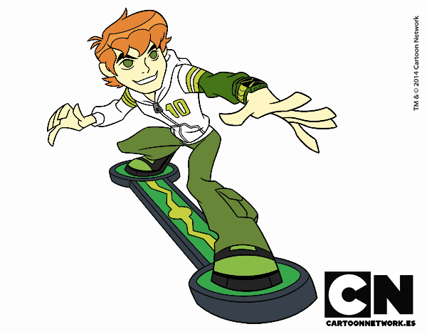 Ben 10 skateboard