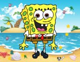 Bob Esponja alegre