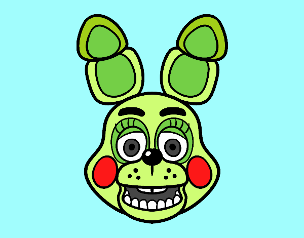 Cara de Toy Bonnie de Five Nights at Freddy's