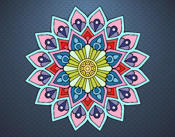 Mandala destello creciente