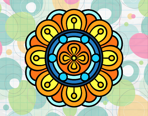 Mandala flor creativa