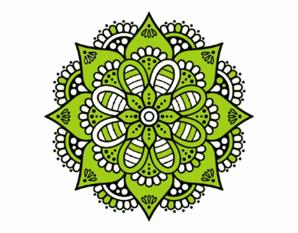 Mandala flor de primavera