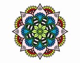 Mandala flor de primavera