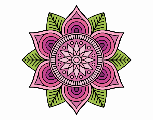 Mandala flor estelar