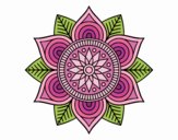 Mandala flor estelar