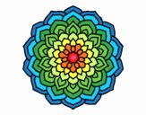 Mandala pétalos de flor