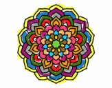 Mandala pétalos de flor