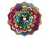 Mandala pétalos de flor