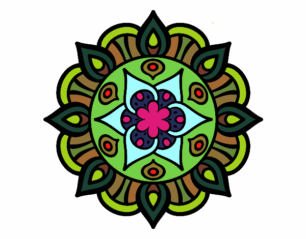 Mandala vida vegetal