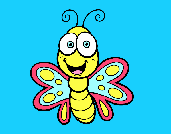 Mariposa sonriente