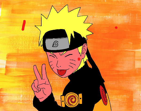 Naruto sacando lengua