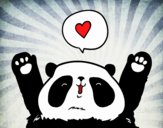 Panda enamorado