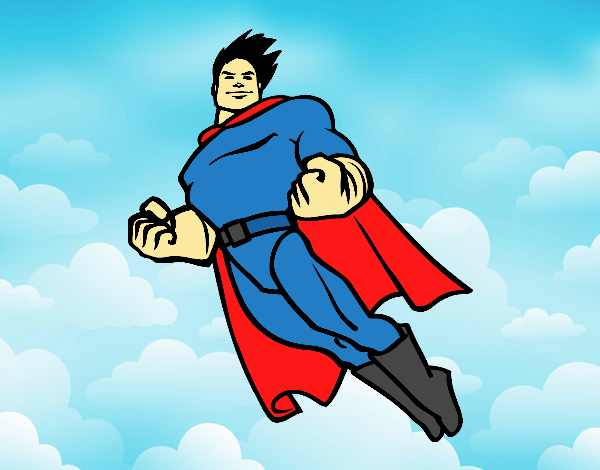 Superman volando