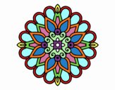 Un mandala estilo árabe