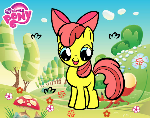 Dibujo de Apple Bloom