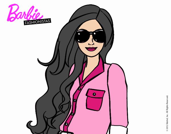 Barbie con gafas de sol