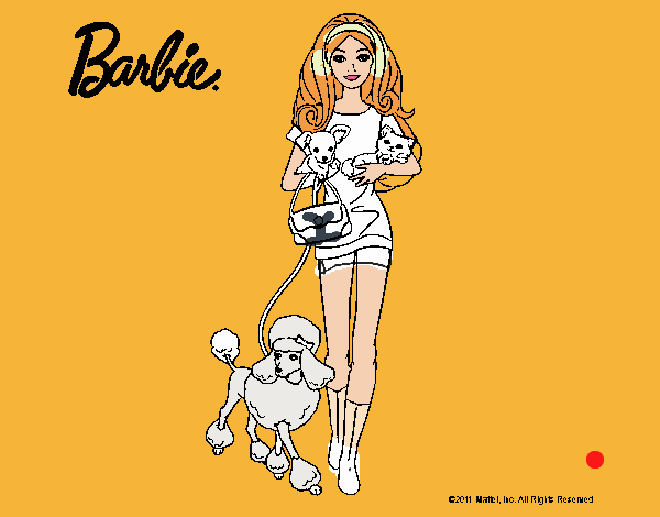 Barbie con sus mascotas