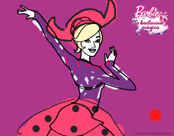 Barbie en postura de ballet