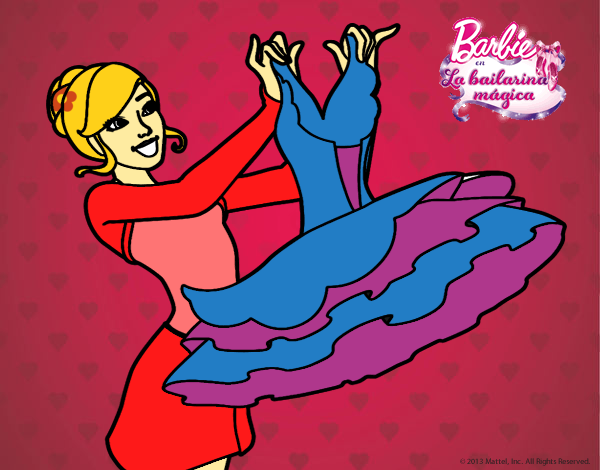 Barbie y su vestido de ballet