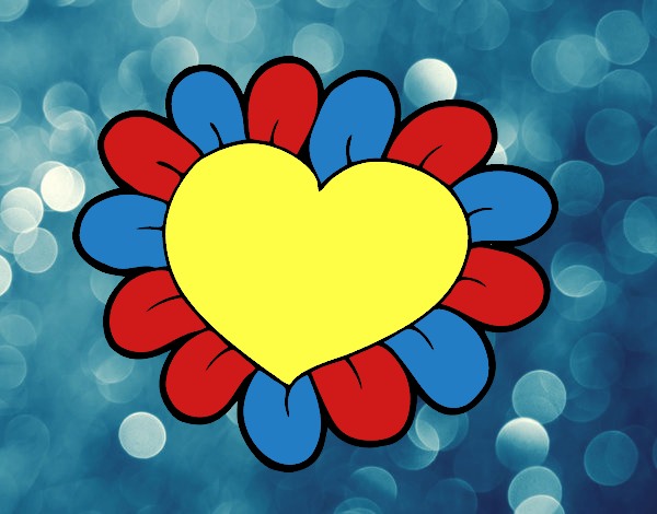 Corazón flor