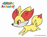 Fennekin corriendo