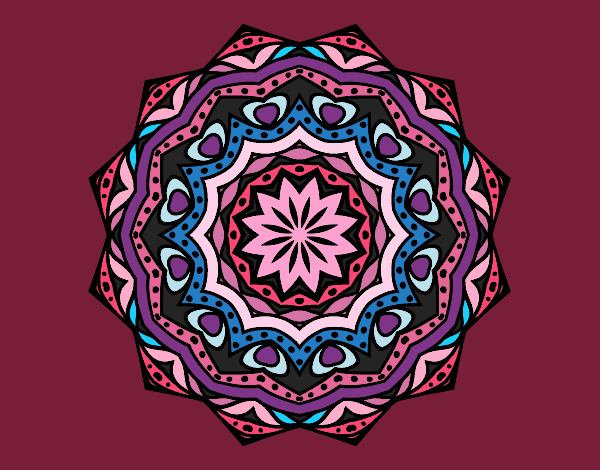 Mandala con estratos