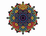 Mandala destello floral