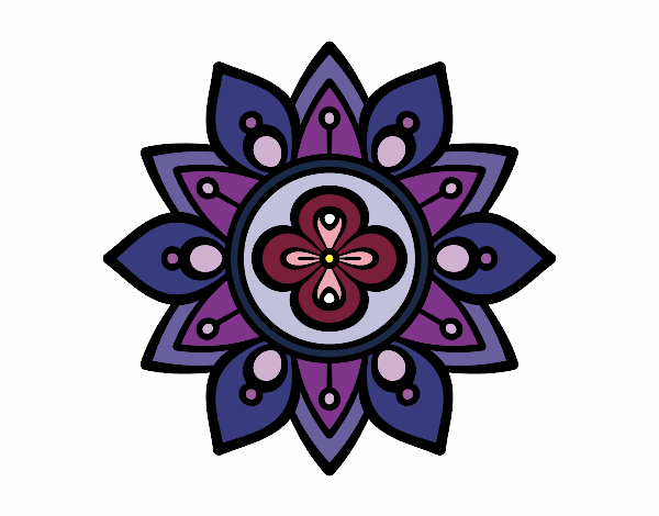 Mandala flor de loto