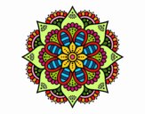 Mandala flor de primavera