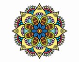 Mandala flor de primavera