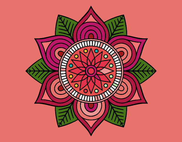 Mandala flor estelar