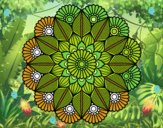 Mandala jardín vegetal