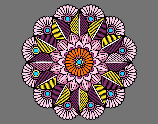 Mandala jardín vegetal