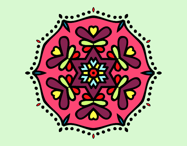 Mandala simétrica