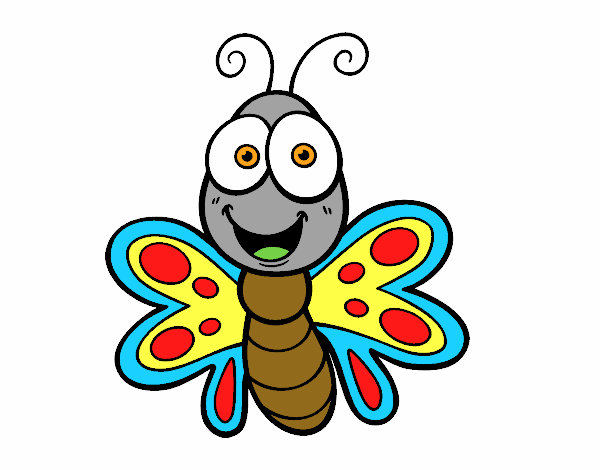 Mariposa sonriente