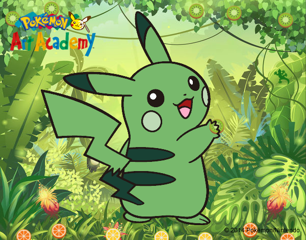 Grass Type Pikachu