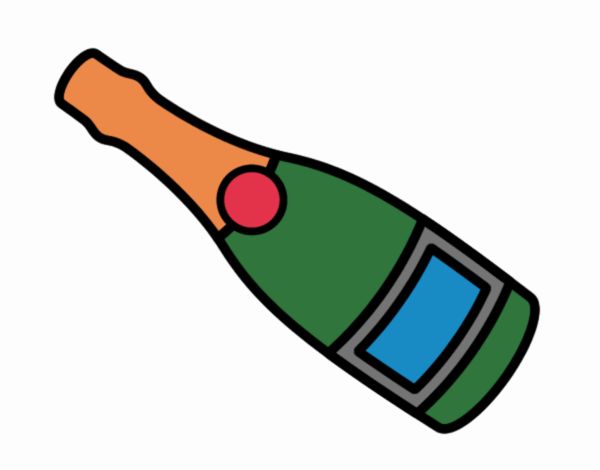 Botella de champagne