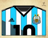 Camiseta del mundial de fútbol 2014 de Argentina